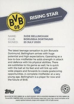 2020 Topps On-Demand Set 21: UEFA Champions League Summer Signings #NNO Jude Bellingham Back