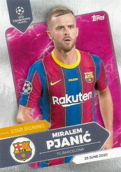 2020 Topps On-Demand Set 21: UEFA Champions League Summer Signings #NNO Miralem Pjanić Front