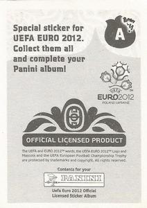 2012 Panini UEFA Euro 2012 Stickers - Coca Cola Additionals #CC-A Darijo Srna Back