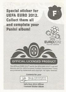 2012 Panini UEFA Euro 2012 Stickers - Coca Cola Additionals #CC-F Andrey Arshavin Back