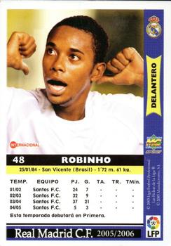 2005-06 Mundicromo Las Fichas de la Liga 2006 #48 Robinho Back