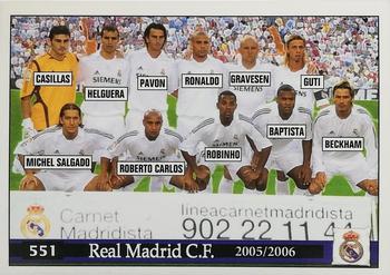 2005-06 Mundicromo Las Fichas de la Liga 2006 #551 Real Madrid C.F. Back