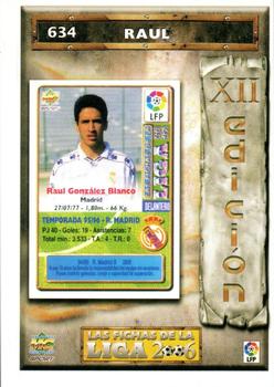 2005-06 Mundicromo Las Fichas de la Liga 2006 #634 Raul Back
