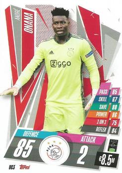 2020-21 Topps Match Attax UEFA Champions League - Updates #UC3 André Onana Front
