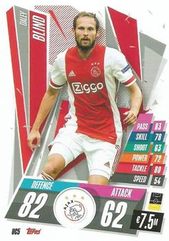 2020-21 Topps Match Attax UEFA Champions League - Updates #UC5 Daley Blind Front
