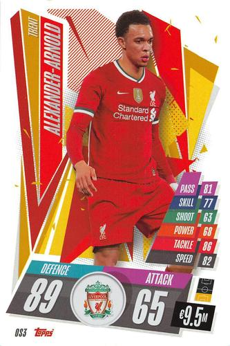 2020-21 Topps Match Attax UEFA Champions League - XL Over Sized #OS3 Trent Alexander Arnold Front