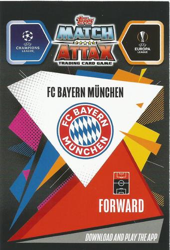 2020-21 Topps Match Attax UEFA Champions League - XL Over Sized #OS6 Kingsley Coman Back