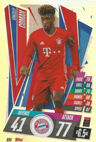 2020-21 Topps Match Attax UEFA Champions League - XL Over Sized #OS6 Kingsley Coman Front