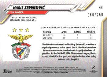 2019-20 Topps Chrome UEFA Champions League - Purple #63 Haris Seferović Back