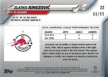 2019-20 Topps Chrome UEFA Champions League - Green #22 Zlatko Junuzović Back