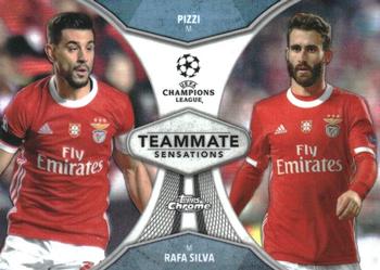 2019-20 Topps Chrome UEFA Champions League - Teammate Sensations #TS-PS Pizzi / Rafa Silva Front