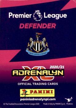 2020-21 Panini Adrenalyn XL Premier League Plus #477 Jamaal Lascelles / Federico Fernandez Back