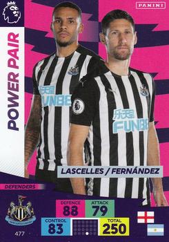 2020-21 Panini Adrenalyn XL Premier League Plus #477 Jamaal Lascelles / Federico Fernandez Front