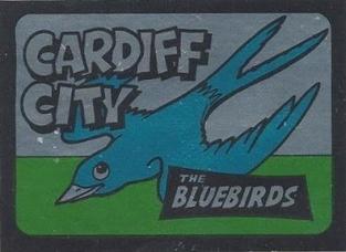 1968-69 A&BC Chewing Gum - Team Nicknames #NNO Cardiff City - The Bluebirds Front