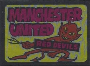 1968-69 A&BC Chewing Gum - Team Nicknames #NNO Manchester United - The Red Devils Front