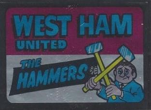 1968-69 A&BC Chewing Gum - Team Nicknames #NNO West Ham United - The Hammers Front