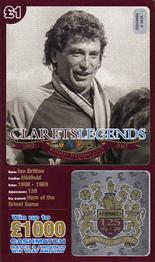 2007-08 Burnley F.C. Clarets Legends #NNO Ian Britton Front
