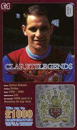 2007-08 Burnley F.C. Clarets Legends #NNO Jimmy Robson Front