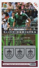 2016-17 Burnley F.C. Internationals #NNO Billy Hamilton Front