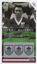 2016-17 Burnley F.C. Internationals #NNO Jimmy McIlroy Front