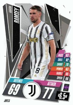 2020-21 Topps Match Attax UEFA Champions League - Italian Edition #JUV13 Aaron Ramsey Front