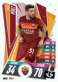 2020-21 Topps Match Attax UEFA Champions League - Italian Edition #ROM17 Carles Perez Front