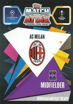 2020-21 Topps Match Attax UEFA Champions League - Italian Edition #ACM13 Alexis Saelemaekers Back