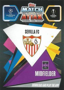 2020-21 Topps Match Attax UEFA Champions League - Spain & Portugal Edition #SEV3 Óliver Torres Back