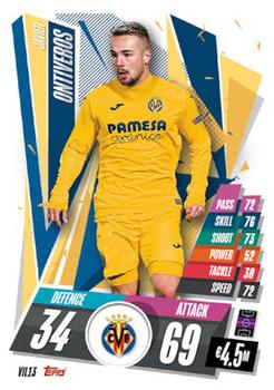2020-21 Topps Match Attax UEFA Champions League - Spain & Portugal Edition #VIL13 Javier Ontiveros Front