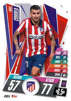 2020-21 Topps Match Attax UEFA Champions League - Spain & Portugal Edition #ATM14 Angel Correa Front