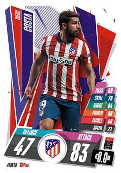 2020-21 Topps Match Attax UEFA Champions League - Spain & Portugal Edition #ATM18 Diego Costa Front
