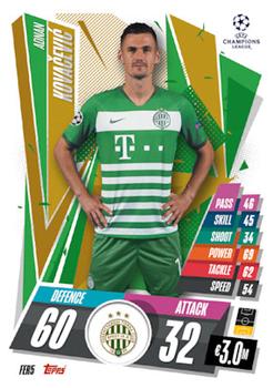 2020-21 Topps Match Attax UEFA Champions League - Hungarian Edition #FER5 Adnan Kovacevic Front