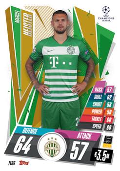 2020-21 Topps Match Attax UEFA Champions League - Hungarian Edition #FER6 Marcel Heister Front