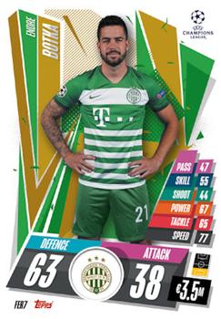 2020-21 Topps Match Attax UEFA Champions League - Hungarian Edition #FER7 Endre Botka Front