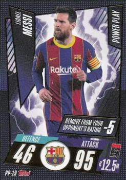 2020-21 Topps Match Attax UEFA Champions League - Power Play #PP-19 Lionel Messi Front
