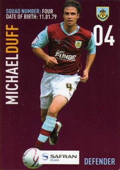 2010-11 Burnley F.C. Clarets #4 Michael Duff Front