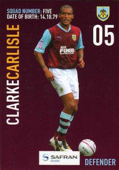 2010-11 Burnley F.C. Clarets #5 Clarke Carlisle Front