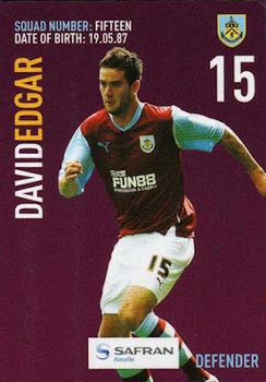 2010-11 Burnley F.C. Clarets #15 David Edgar Front