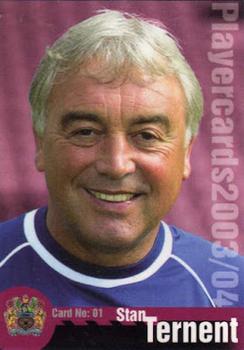 2003-04 Burnley F.C. #1 Stan Ternent Front