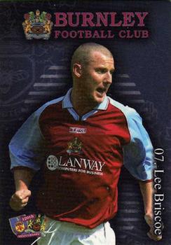 2002-03 Burnley F.C. Clarets #7 Lee Briscoe Front