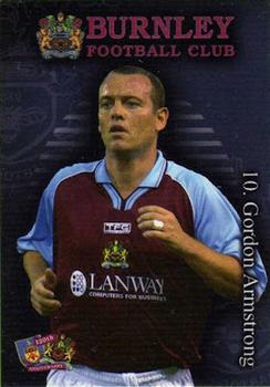 2002-03 Burnley F.C. Clarets #10 Gordon Armstrong Front