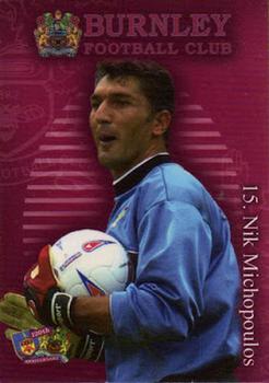 2002-03 Burnley F.C. Clarets #15 Nik Michopoulos Front