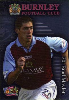 2002-03 Burnley F.C. Clarets #20 Brad Maylett Front