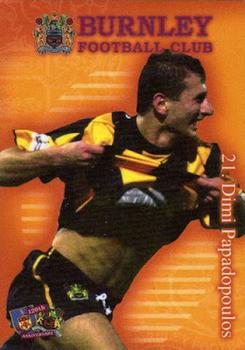 2002-03 Burnley F.C. Clarets #21 Dimi Papadopoulos Front