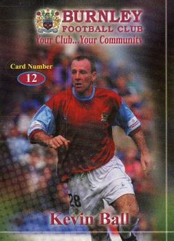 2000-01 Burnley F.C. Clarets #12 Kevin Ball Front