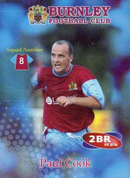 2001-02 Burnley F.C. #8 Paul Cook Front