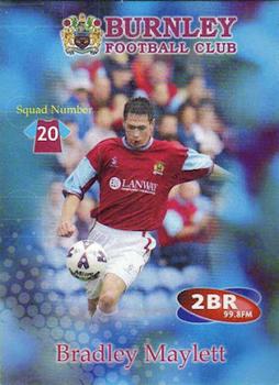 2001-02 Burnley F.C. #20 Brad Maylett Front