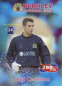 2001-02 Burnley F.C. #24 Luigi Cennamo Front