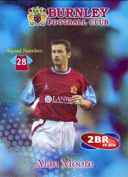 2001-02 Burnley F.C. #28 Alan Moore Front