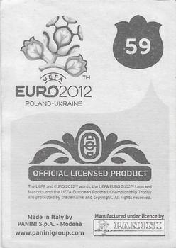 2012 Panini UEFA Euro 2012 Stickers - German #59 Łukasz Piszczek Back
